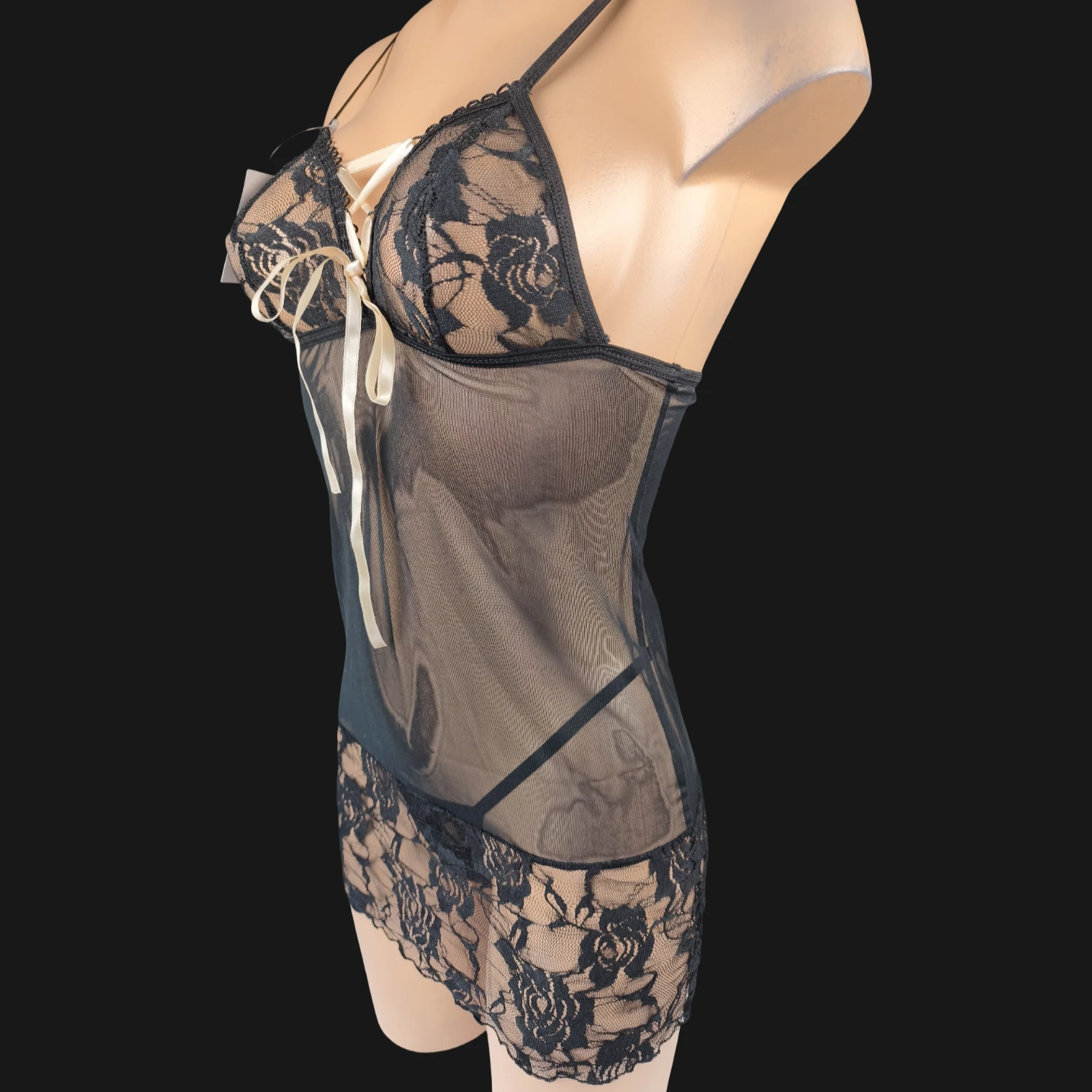 Set de lencería 2 piezas pijama + tanga – Nuevo - Talla S/M 36/38 – photo 14